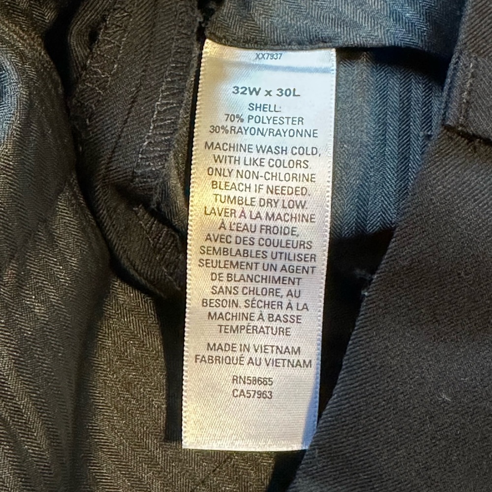 Nordstrom Rack Men’s Black Dress Pants 32/30 - Picture 7 of 7